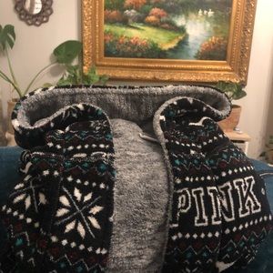 PINK Plush Bath Robe, barely worn